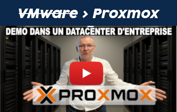 Démonstration de Proxmox dans un Datacenter d'entreprise avec stockage CEPH